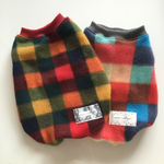 （再販1点のみ）フリースチェックのタンクトップ