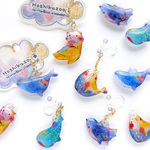 【片耳販売】星空水族館のピアス/イヤリング