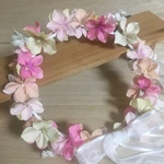 専用ページ 花かんむり☆ピンク サーモンピンク