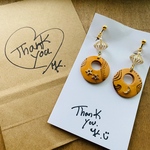 ウッドイヤリング🌺