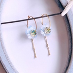 アイシーブルー＊フープピアス