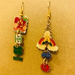 209 vintage ヴィンテージ ピンバッチ　ピアス  レトロ　ビンテージ アンティーク リメイク
