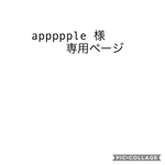 appppple様専用ページ