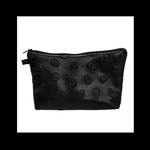 再販【PU@leather#skull_zip ポーチ。】﻿レザー スカル 型押し 骸骨 ポーチ コスメポーチ 化粧ポーチ 小物入れ 病みかわいい  ゴシック ダーク ジップ  収納力