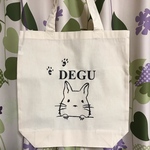 デグー トートバッグ  エコバッグ　★ デグー グッズ　