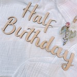 Half ウッドバナー 木製バナー