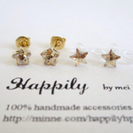 ひと粒星のプチ ピアス/イヤリング