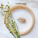 |再販|ハナネズミさんの刺繍ピンズ