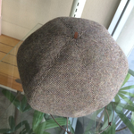 ＊new＊ ベビー  ツィードへリンボーンベレー帽＊サイズオーダー＊ベージュ系