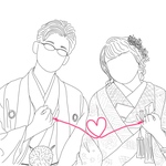 線画@前撮り