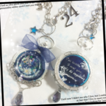 立花様オーダー分＊宇宙時計のバックチャーム