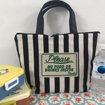 保冷バッグ ランチバッグ  ストライプ　