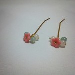 小さなお花のアメリカンピアス  