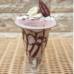 モルタルパフェ鉢、チョコレートパフェ