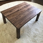 Folding Low table,   walnut