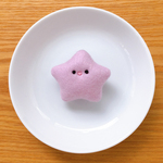 ☆うすむらさき・星くんビッグブローチ（コーラス）