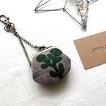 ちびがま口のバッグチャーム✨ bonheur ×yamanami ミナペルホネン