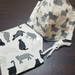マスクケースセット(SALE～再販･ねこ柄)