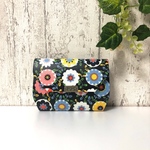 小さなお財布 コンパクト ウォレット ラミネート ハッピー ミニ財布