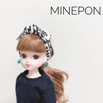 リカちゃん☆リボンターバン×ピアス（ネイティブ）