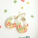 トロピカルフルーツフープ✨ピアス&イヤリング