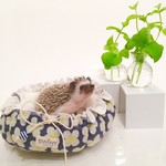 ハリネズミさんのふかふかおやすみ ペットベッド ＊Flower＊ 