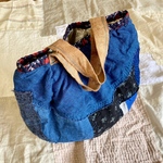 indigoパッチふうせんbag***