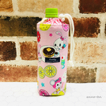 保冷ペットボトルカバー ハニーチューン 喫茶レモン ピンク