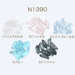 送料無料 8個 高品質天然石ビーズ 不揃いポイントビーズ 水晶氷柱カット クリア【8ヶ】 N1390-1