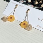 ひまわり×ゆらゆら(ピアス)