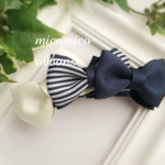 ＊u様ご依頼品＊トリプルリボンバナナクリップ