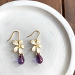 O様専用ページです。すみれの雫 ピアス♡イヤリング