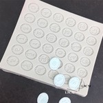 203 シリコンモールド アルファベットコイン グレー
