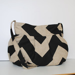 Hobo Bag - Chevron Black