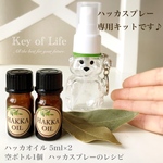 🌱ミントオイル付き⭐️話題のハッピーベア スプレーキット（容器・オイル・簡単レシピ付き♪）マスクスプレー・ハンドスプレー・虫除けスプレーが簡単に作れます⭐️人気 おすすめ