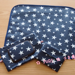 【☆ JURI ☆ さま専用】　お食事マット＆ウェットティッシュ、ティッシュケースセット　星柄Ver.