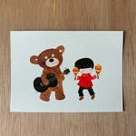  「ギターとマラカス」　原画　送料無料　　　　　　　　　　