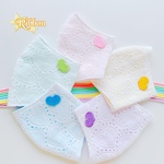再販❣️ラスト1色送料無料🎶ハート刺繍パステルカラー子ども立体マスク