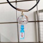 再販なし☆シマエナガさんの風鈴ペンダント（ラムネ）