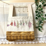 【お客様オーダー品】スワッグ×かご柄　エコバッグ