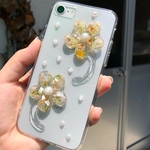 iPhoneシリーズ 花柄 ドライフラワー/iPhoneケース iPhoneX iPhoneXs iPhoneXR iPhone11 iPhone11Pro  iPhone8 iPhone2SE 等 