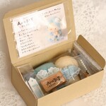 kanmikan　羊毛フェルトキット　6点セット　アマビエ（ブルー）　手芸キット
