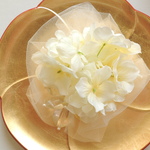 【受注製作】　白あじさいの花嫁