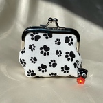 〈再販〉🐾ぷにぷに肉球がま口財布（ブラック）