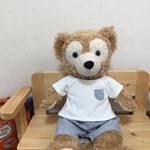 ダッフィー  Tシャツとハーフパンツ