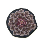 黒法師の刺繍ブローチ