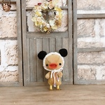 パンダ祭りだよ！手乗り小鳥のぬいぐるちゃん♪
