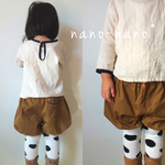 秋色ふんわりかぼちゃパンツ▼キャメル▼90ｃｍ～100ｃｍ