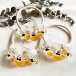 Viola yellow🌼ヘアゴム