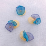 《再販❁⃘*.ﾟ》(4pcs)＊シフォンフラワー＊